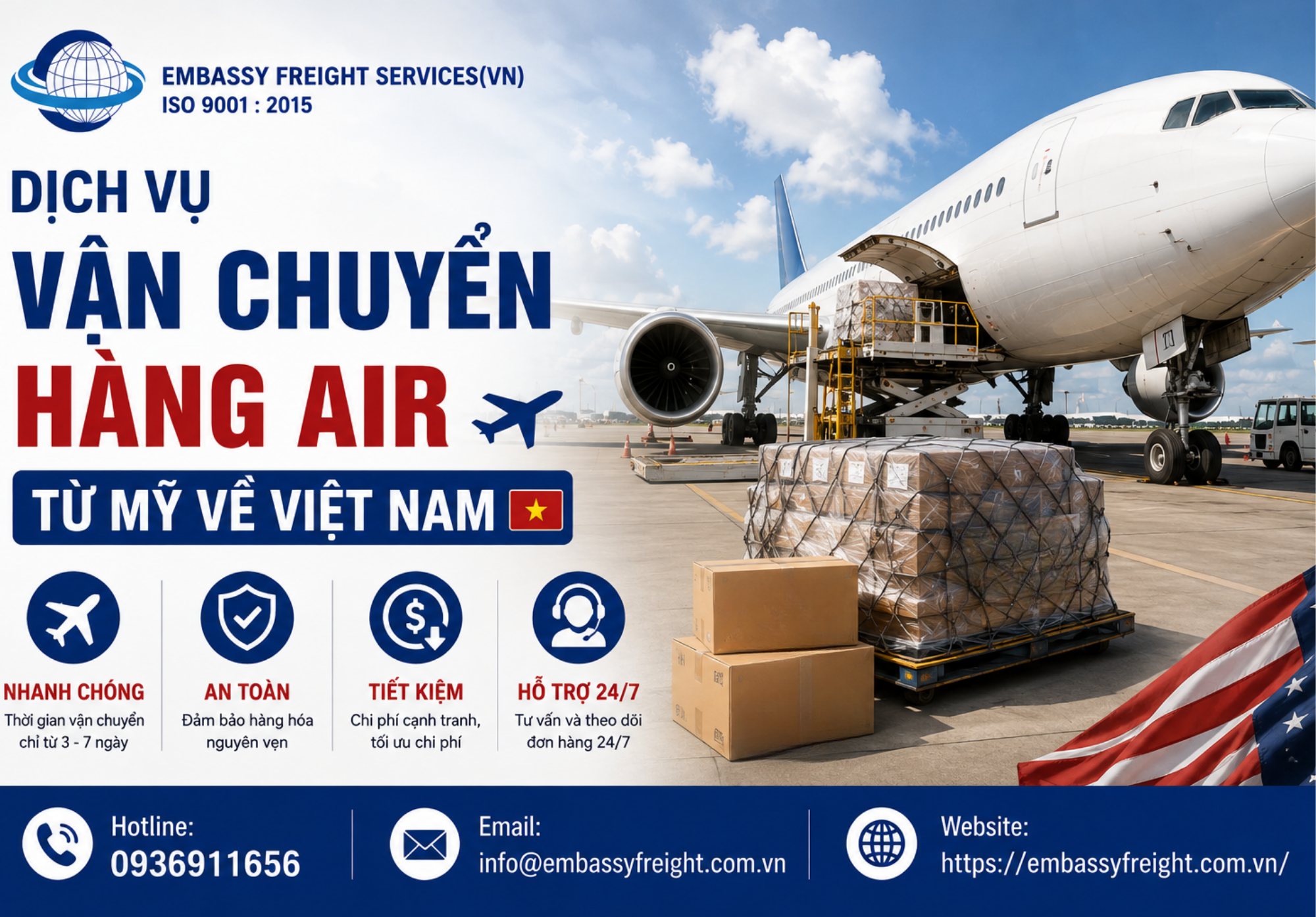 End-to-End International Air Freight Service