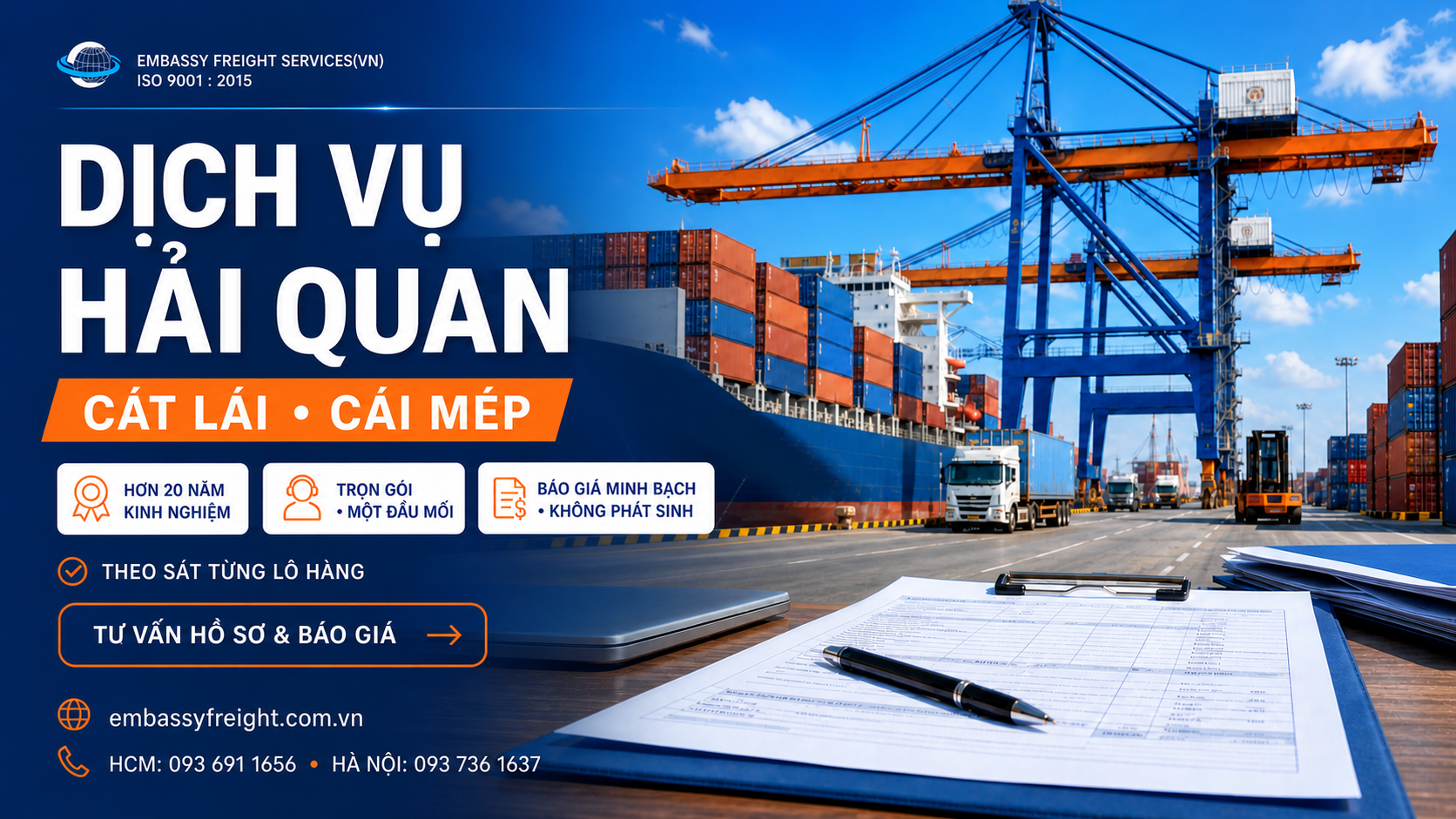 Cat Lai and Cai Mep Customs Clearance Service