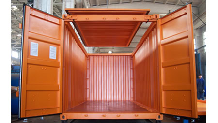 20-foot open top container rental