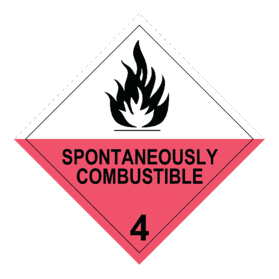 Compliant DG Signs_4 Spontaneously Combustible