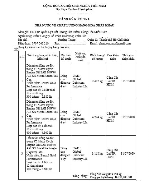 Lubricant import (5)